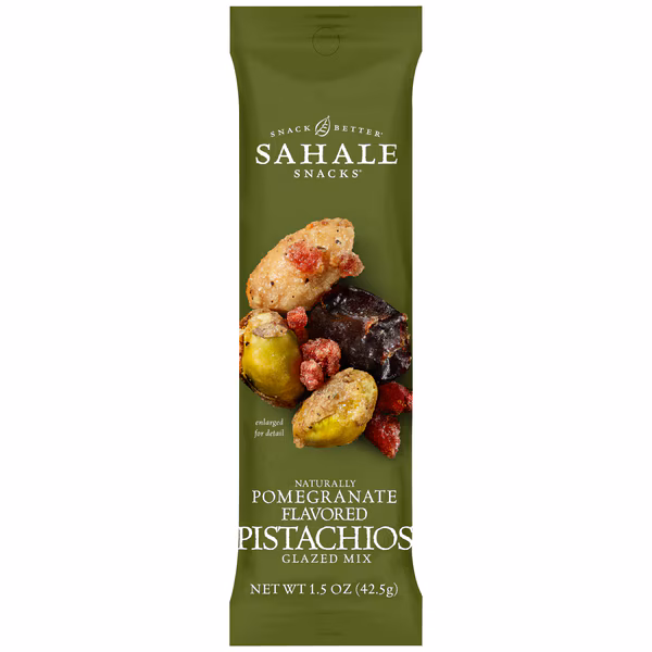 Sahale 1.5 oz. Pomegranate Pistachios Glazed Mix, PK108